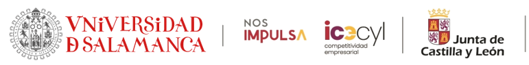 Logotipo de USAL, Nos impulsa, ICECyL y Junta de Castilla y León