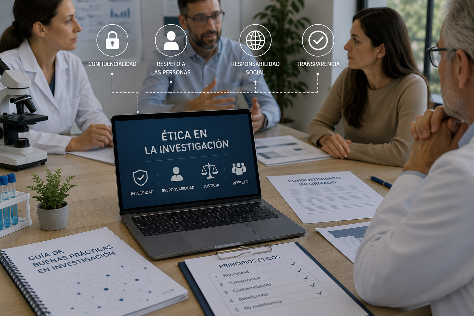 Imagen de ética en la investigación